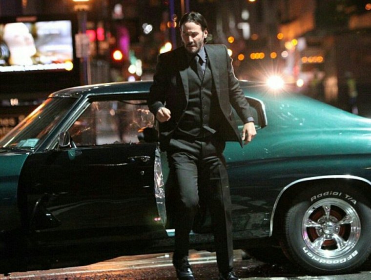 Киану Ривз Джон уик машина