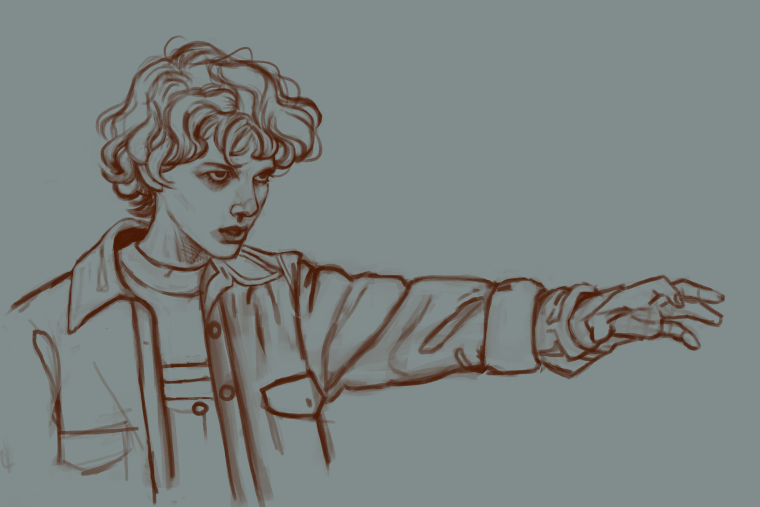 Финн Вулфорд и Милли Бобби Браун арты