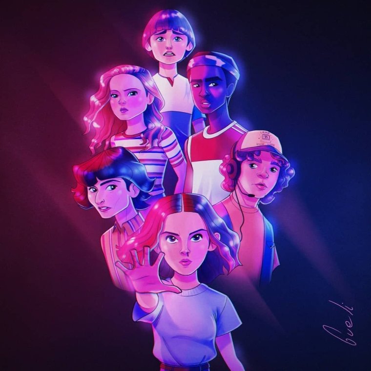 ОСД рисунок stranger things