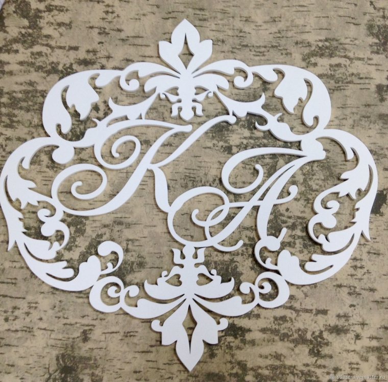 Свадебная Монограмма