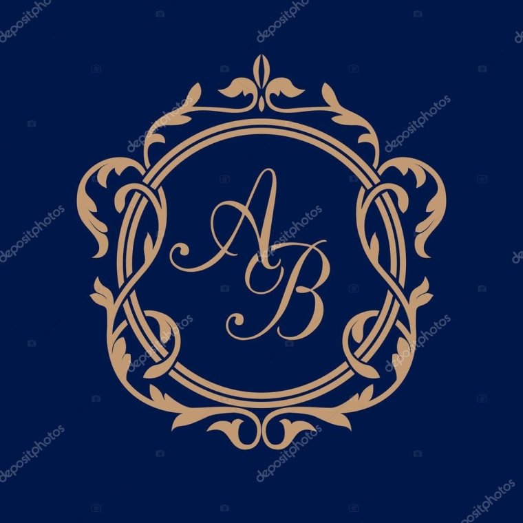 Монограмма АВ