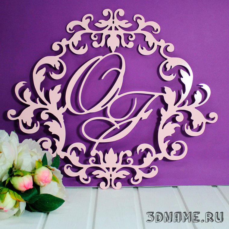 Буквы на свадьбу