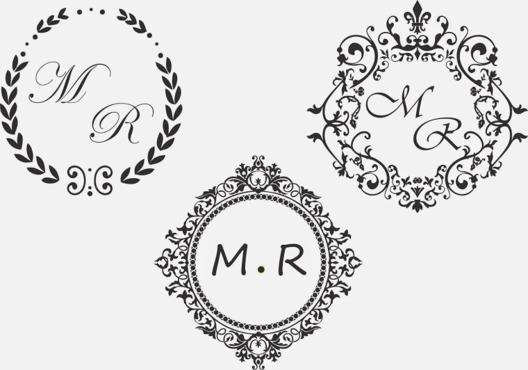 Рамка для инициалов