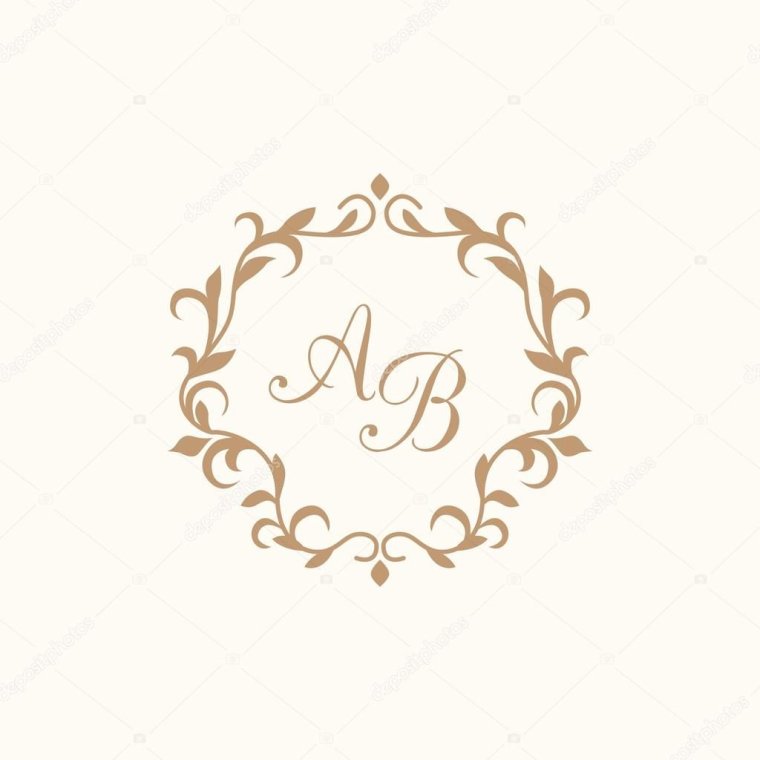 Рамка для Монограммы на свадьбу