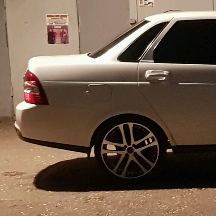 Белая Приора r15 рельсы