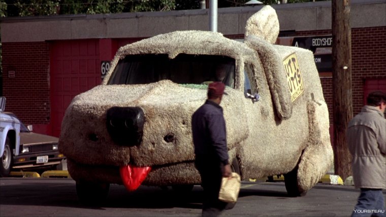 Собакомобиль тупой и еще тупее