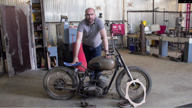 Мотоцикл Восход кафе рейсер