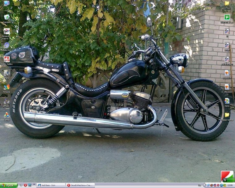 Самодельный чоппер ИЖ