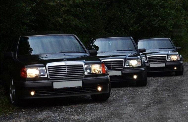 Мерседес w124 Бандитский