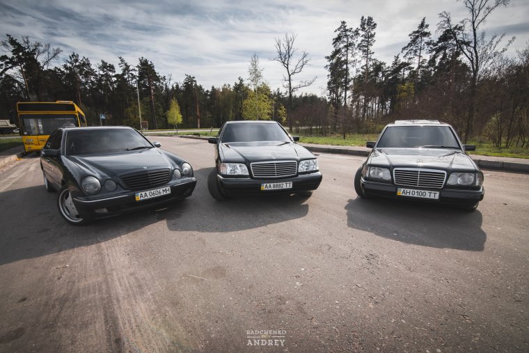 Мерседес w140 и w124