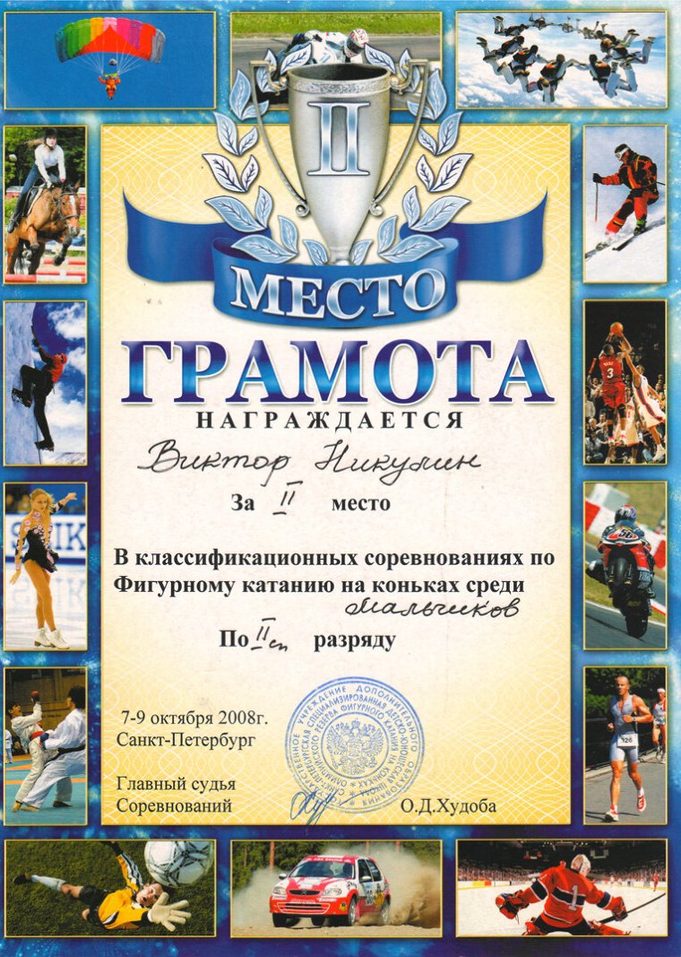 Грамота по баскетболу