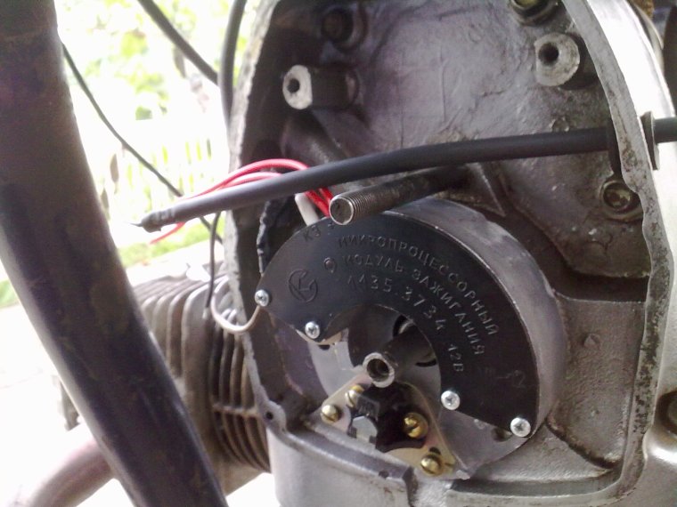 Зажигание мотоцикл Урал разводка