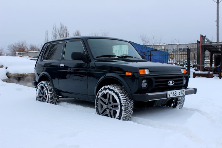 Нива 4х4 на 20 колесах
