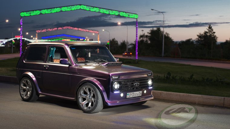 Тюнингованная Нива 4х4