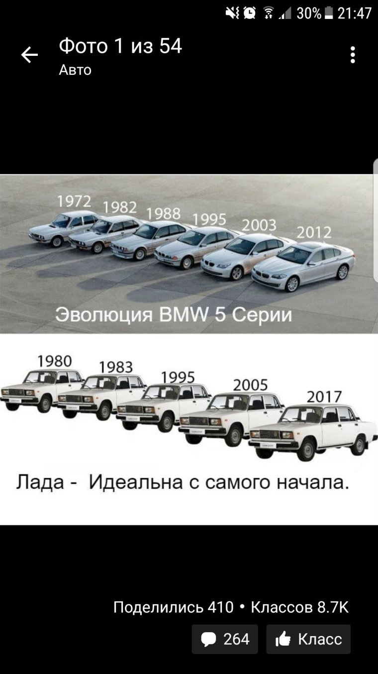 Эволюция ВАЗ 2107 И БМВ