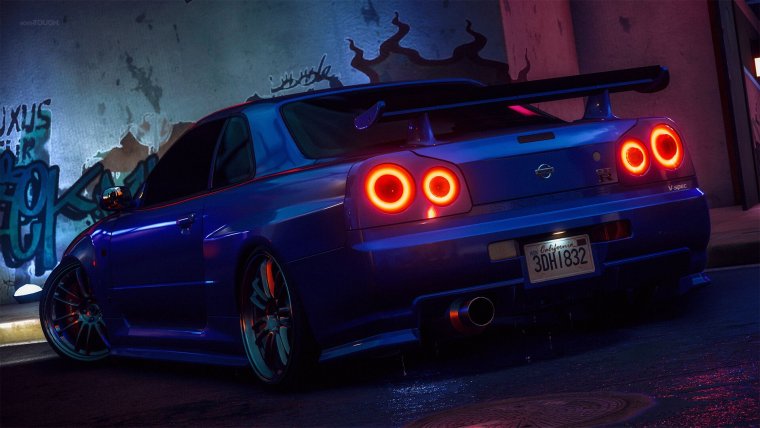 Nissan Skyline GTR r34 Midnight Purple
