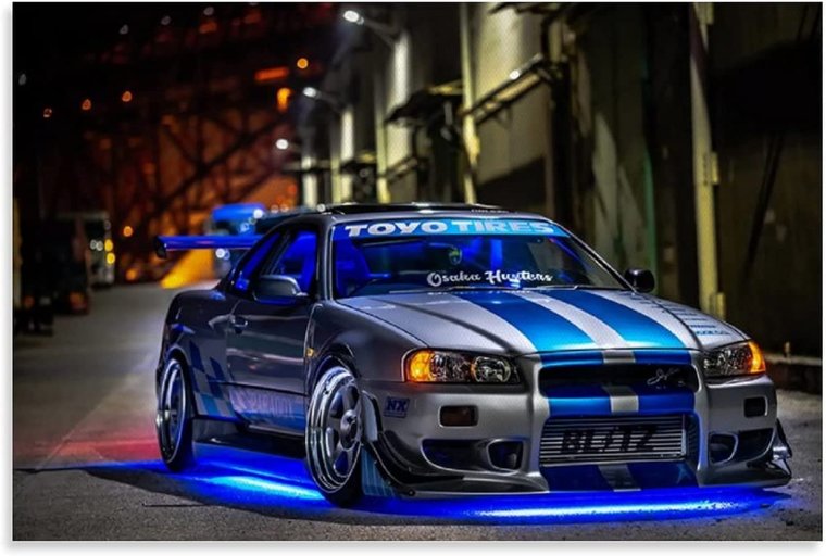 Nissan Skyline GTR r34 Форсаж