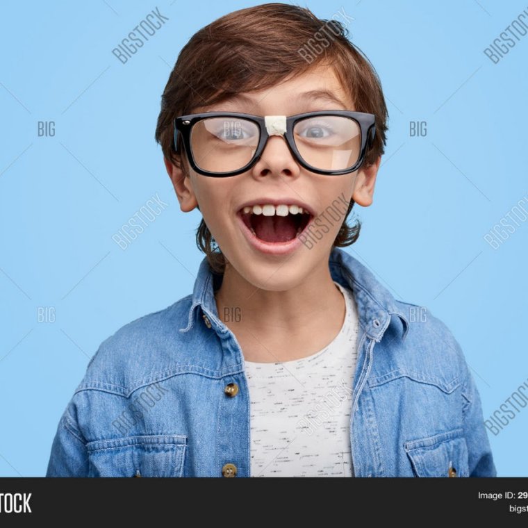 Skinny Nerd boy and his friend