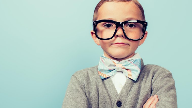 Ботаник в очках думает