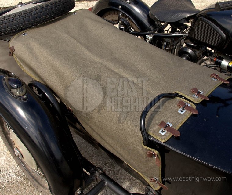 Чехол тент на мотоцикл Урал с коляской