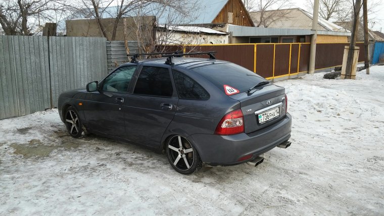 Приора на пневме на 20 колесах