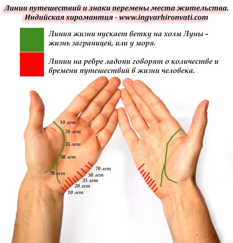 Линии на ладони расшифровка