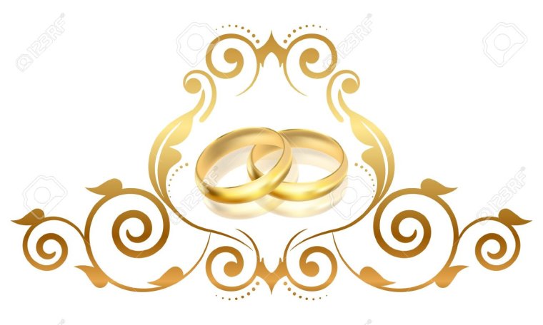 Свадебные кольца с узором