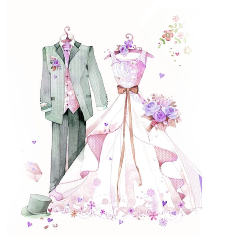 Свадебные рисунки