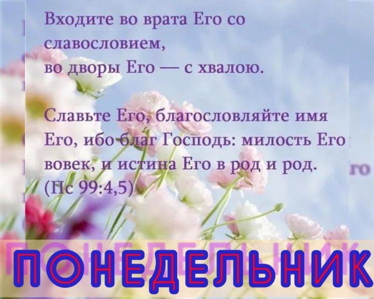 Доброк УТРАИ благославенного дн