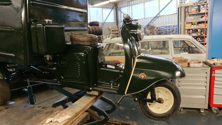 Мотороллер муравей отреставрированный