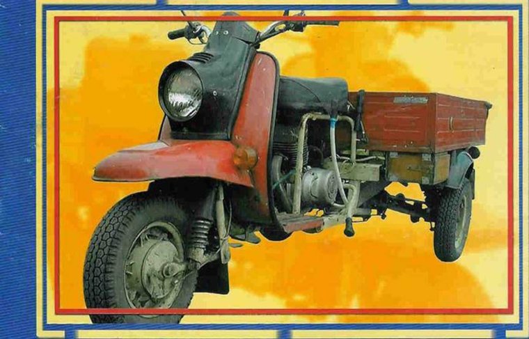 Мотоцикл муравей с двигателем от Урала