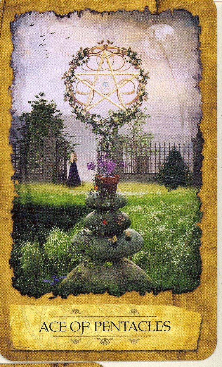 Туз пентаклей Таро Евы