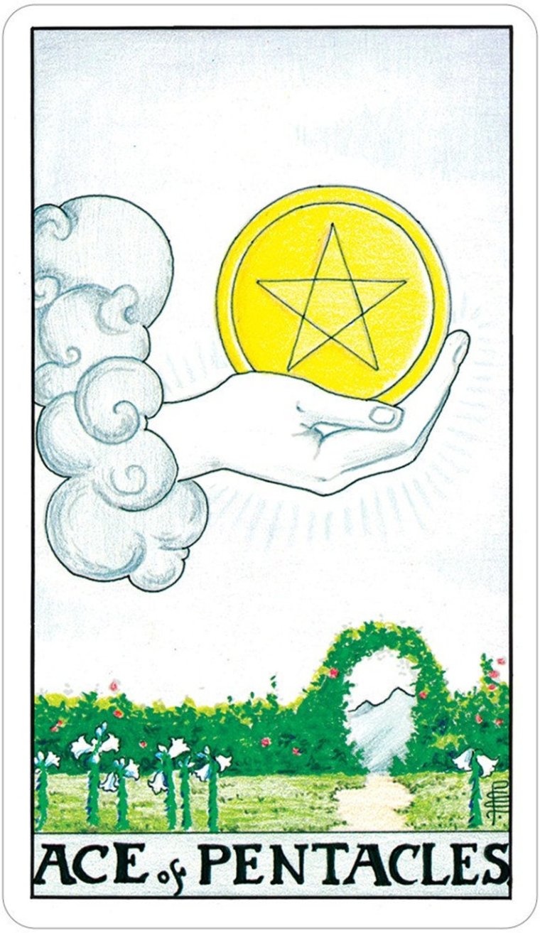 Ace of Pentacles Таро