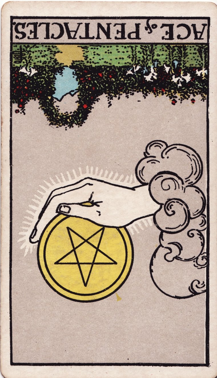 Туз пентаклей в хорошем качестве