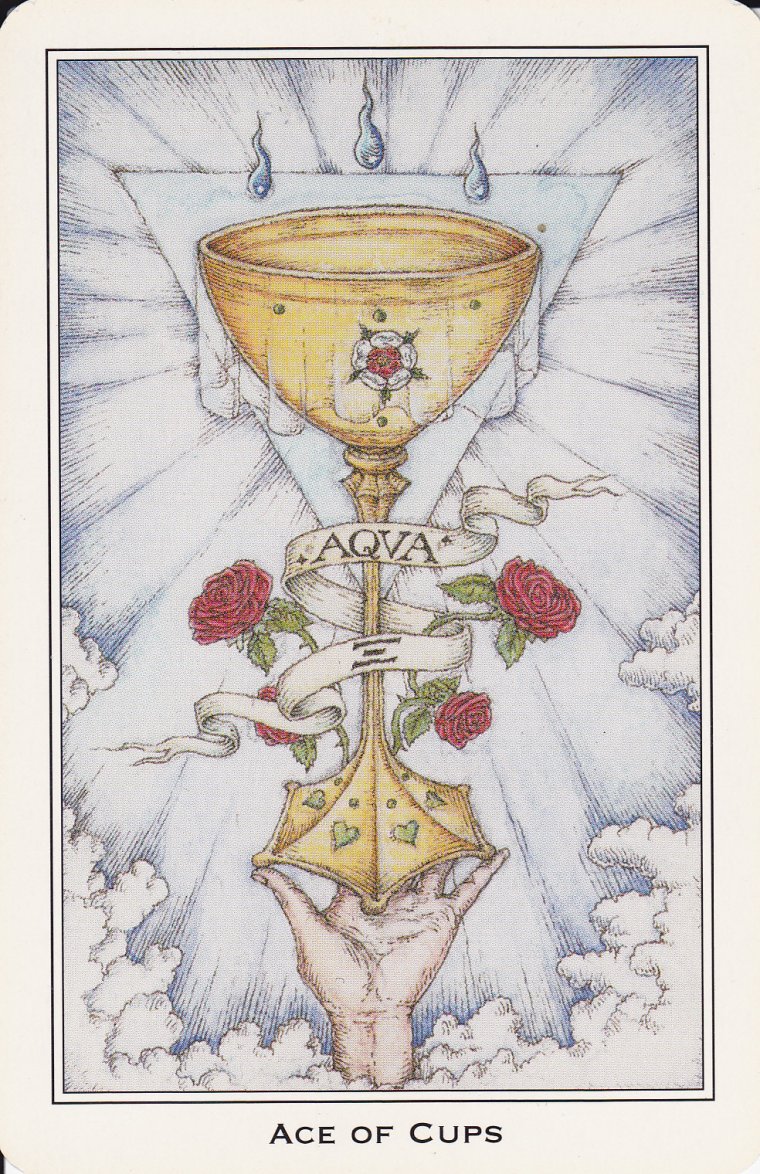 Туз пентаклей Таро колесо года