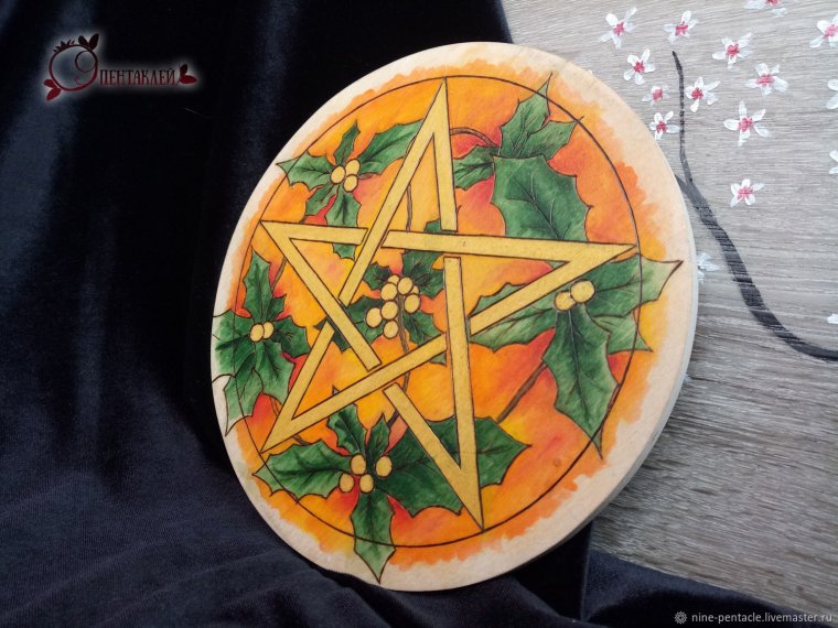 Таро колесо туз пентаклей