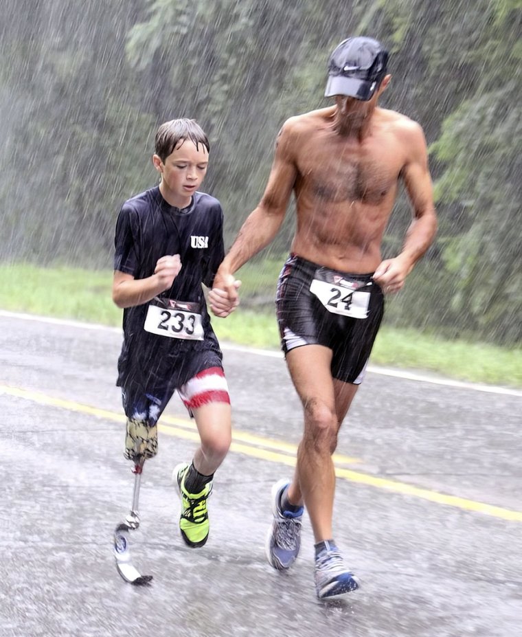 Спортсмен без ног