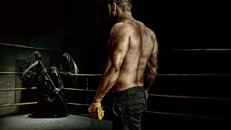 Мужчина боец