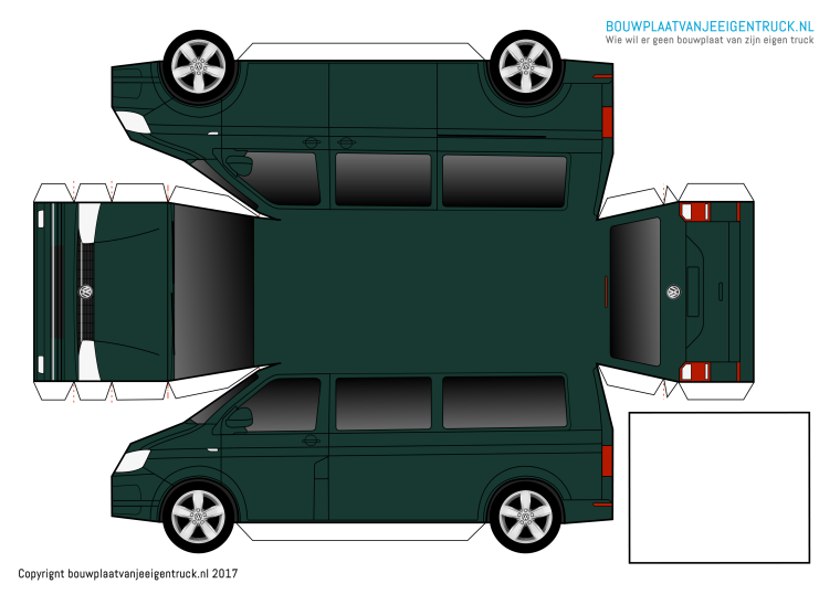 Развертка кузова VW t5