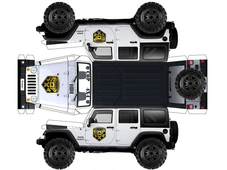 Развертка Мерседес Гелендваген