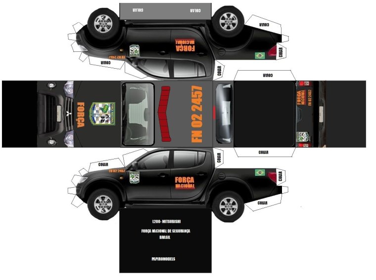 Машины из бумаги