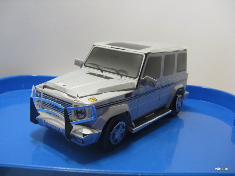 Бумажный Мерседес Гелендваген