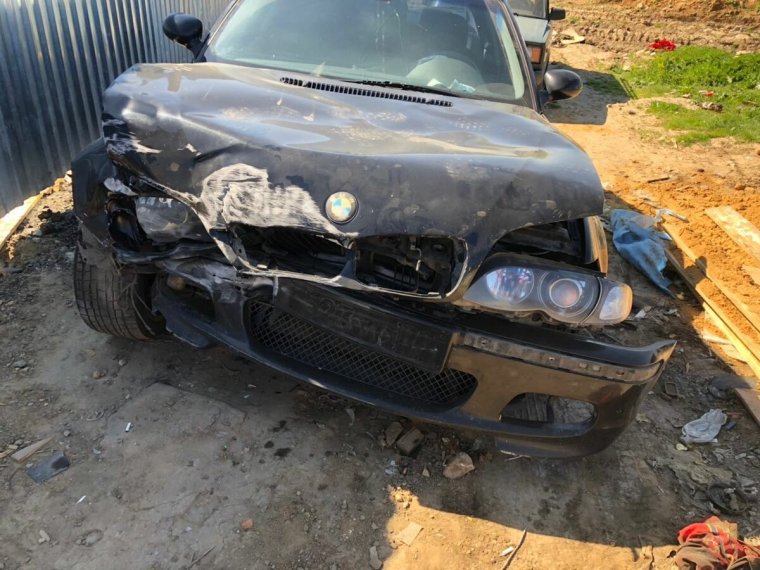 Битая BMW e39 тотал