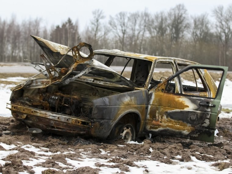 ВАЗ 2107 убитый