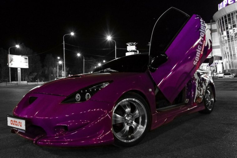 Toyota Celica 2000 фиолетовая