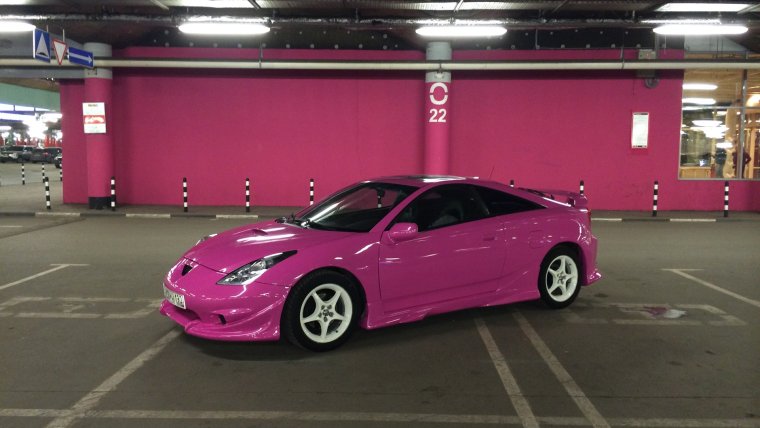 Тойота Селика 2000 розовая