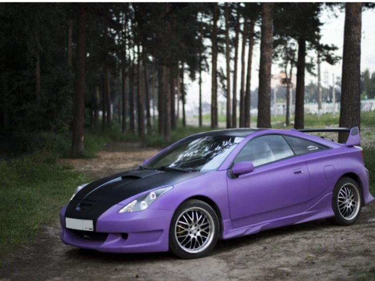 Toyota Celica 2000 фиолетовая