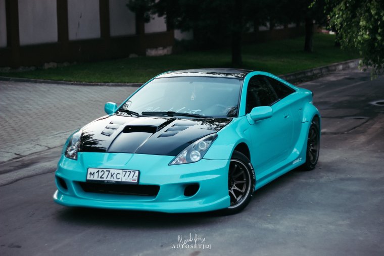 Тойота Селика т23 бирюзовый цвет