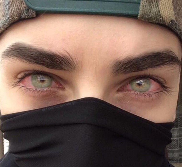 Девушка с зверинимы глазами