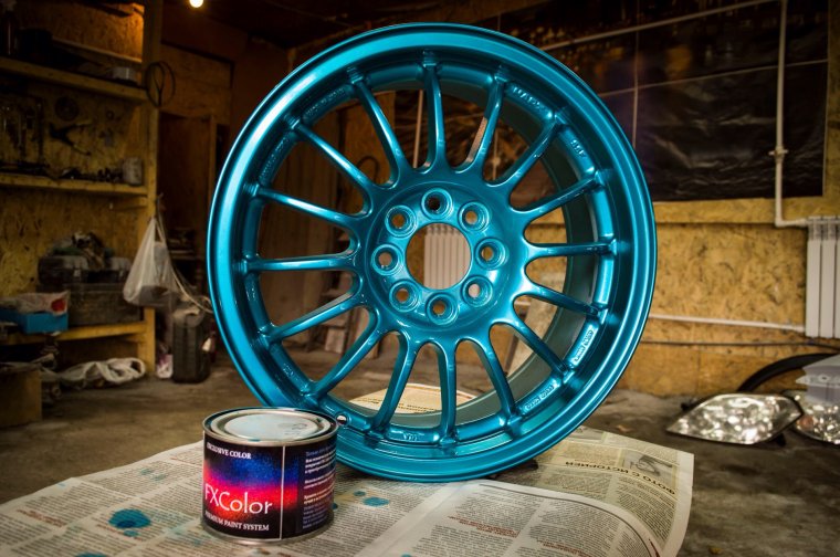 Уникальная покраска дисков